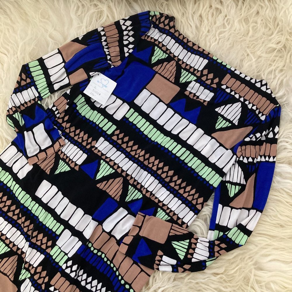 TIBI Printed Mini Dress - Picture 9 of 10